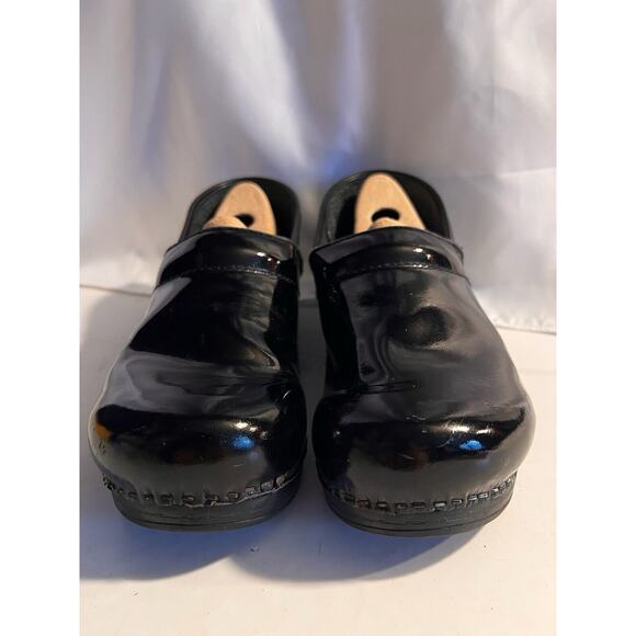 DANSKO PROFESSIONAL CLOGS PATENT LEATHER BLACK SZ 42 / US 11.5 12 M - Picture 2 of 9
